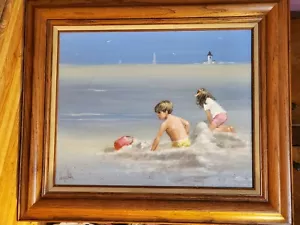 Donato Warth Painting Canvas Dtudio Print Signed Limited Canvas Vintage - Picture 1 of 6