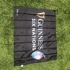 Panneau / bannière / drapeau de rugby Guinness Six Nations 98 x 80 cm NEUF