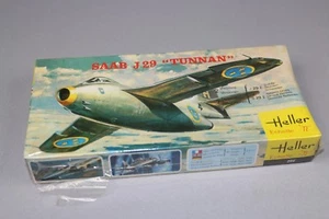 ZF556 Heller 1/72 maquette avion 260 SAAB J29 TUNNAN année 1978 - Picture 1 of 5