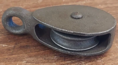 Polea de velero náutico pequeña de colección 3,25" Foto 1 de 4