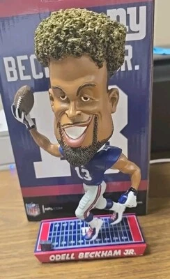 Odell Beckham Jr New York Giants Caricature Special Edtion Bobblehead NFL NIB - Image 1 of 4