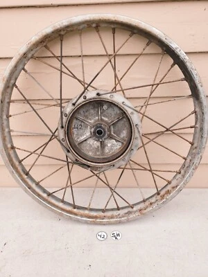 1975-76 YAMAHA DT250 DT400 160 x 21 FRONT WHEEL #94416-21133-00 #498-25111-00-00 - Image 1 of 4