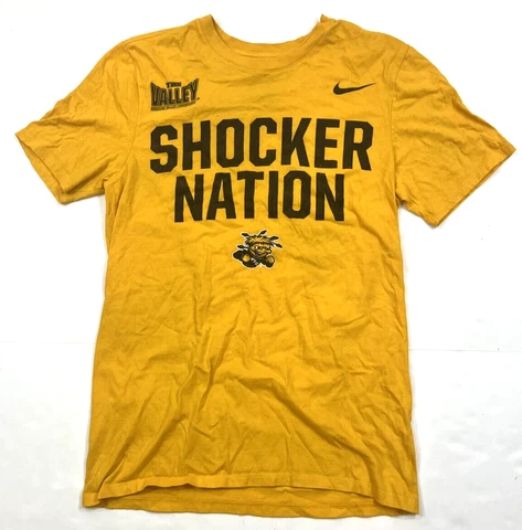 Nike Wichita State University Shocker Nation Tee T-shirt Size Small Unisex Adult Cover