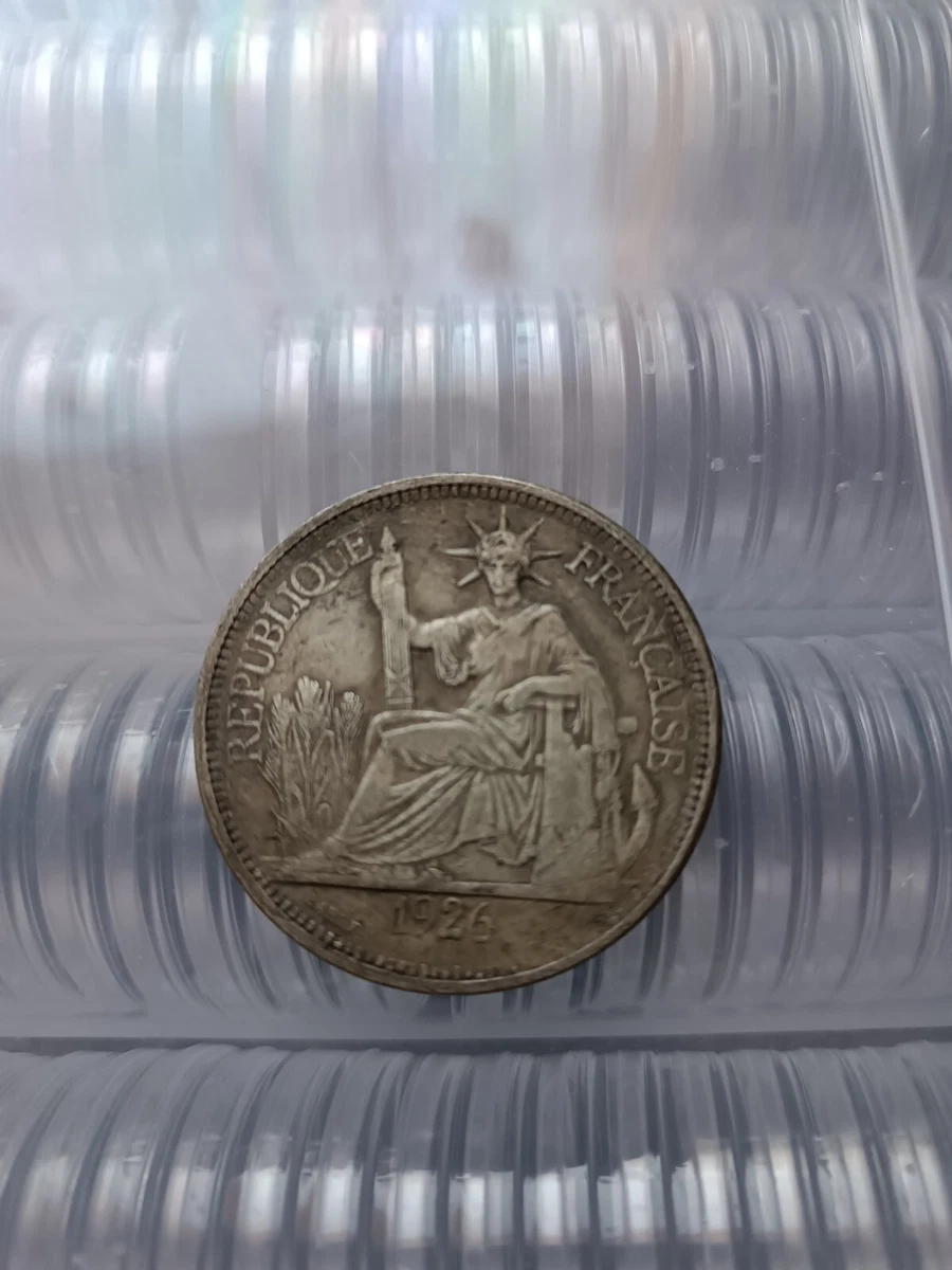 1926年 フランス 旧貨幣 PIASTRE DE COMMERCE 1926 INDO-CHINE
