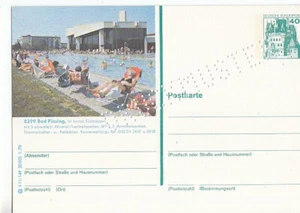 P 125 Picture Postcard Print Sample 40 Pfg. Castles and Palaces Bad Füssing - Picture 1 of 1