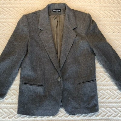 Vintage Savannah Women's Size L/XL 100% Wool Blazer Jacket Coat Suit - Image 1 of 4