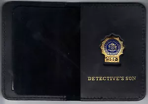 Police-Style-Detective's Son Random Number Mini Pin Book Wallet - Picture 1 of 2
