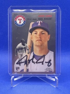 Base aniversario Topps 2023 cromo platino #133 Josh Jung radiocontrol Texas Rangers - Imagen 1 de 2