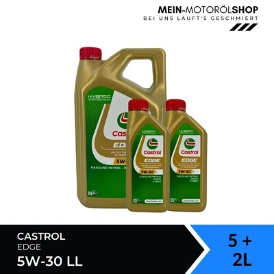 Castrol Edge 5W-30 LL MB 229.31 229.51 VW 504 00 507 00 BMW 5+2 Liter = 7 Liter - Bild 1 von 4