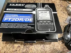 YAESU FT2DR/DE DIGITAL/ANALOG HAM RADIO TRANSCEIVER and ACCESSORIES - Picture 1 of 2