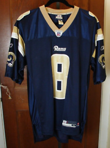 Reebok Authentic NFL Equipment St. Louis Rams Sam Bradford Blue Jersey Size M