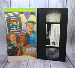 The Donut Man ~ On The Air VHS Tape Duncan Repair Club Christian Children Puppet - Imagen 1 de 3