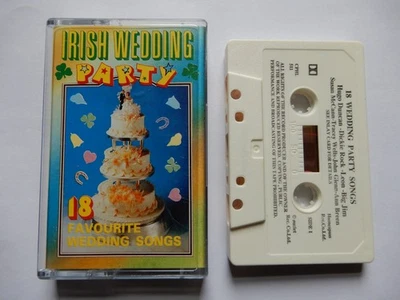 IRISH WEDDING PARTY - 18 SONGS - 1990 CASSETTE TAPE ALBUM (BIG JIM,DICKIE ROCK) - Image 1 of 4
