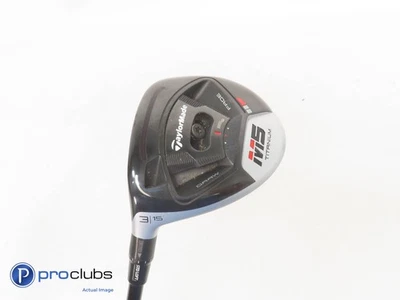 Left Handed TaylorMade M5 Titanium 15* 3 Wood - Kai'li Red 65g Regular - 358146 - Image 1 of 4