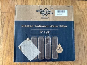 4 Pack 10x2.5" 5 Micron String Wound Sediment Water Filter Whole House Cartridge - Picture 1 of 1