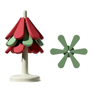 Faltbare Silikon-Isoliermatte in Weihnachtsbaumform, Hochtemperaturbeständi2961 - Bild 1 von 6
