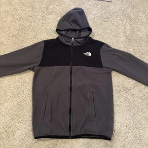 The North Face Boy Slacker Sweaters Full Zipper Junior Hoodie Jacket Large - Picture 1 of 7