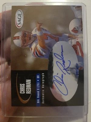 2000 SAGE Autographs #A38 Chris Redman /660 Signature  - Image 1 of 2