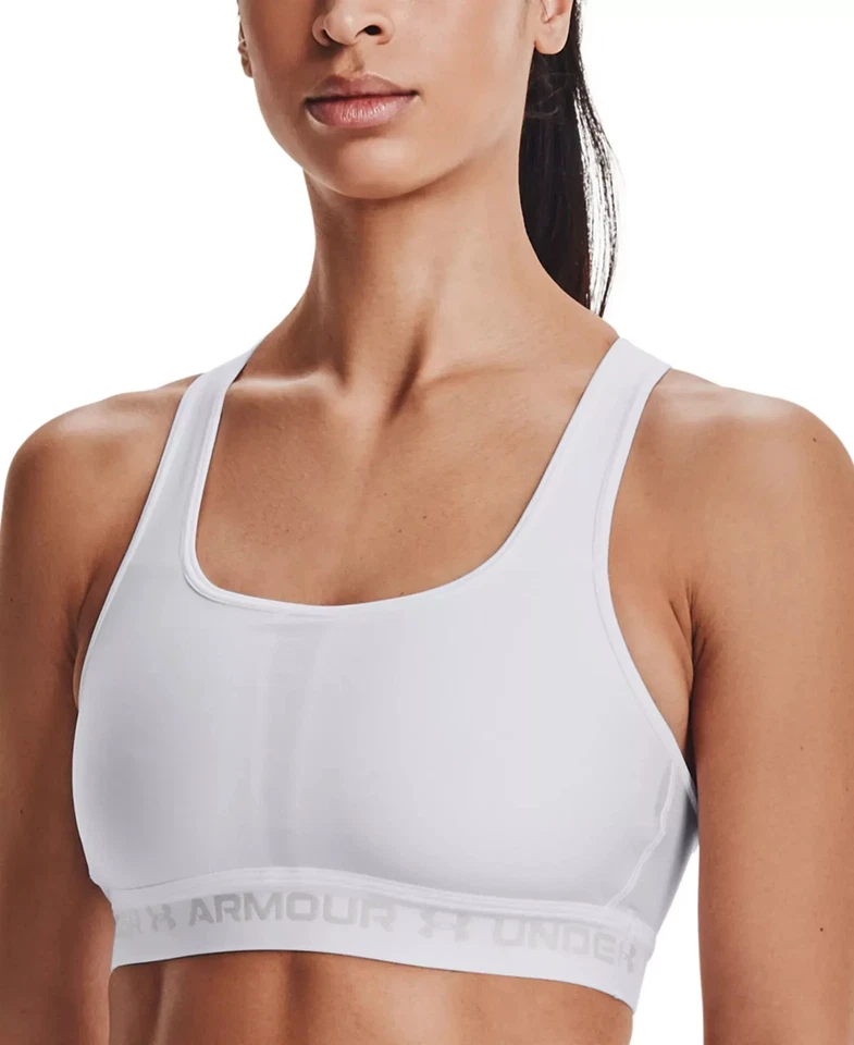 Sujetador Under Armour para mujer talla M impacto medio gris jaspeado Foto 1 de 3