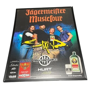 VTG Staind Band "Jagermesiter Tour" Poster Autographed All 4 Original Members - Picture 1 of 4