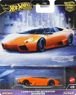 LAMBORGHINI REVENTON ROADSTER Modello Auto DieCast 1:64 8cm Hot Wheels HKC76 - Immagine 1 di 3
