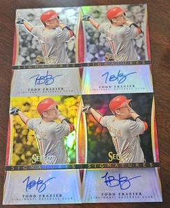 2013 Panini Select Signatures Prizm 1/1 Todd Frazier Auto Complete Rainbow 🌈 - Picture 1 of 9