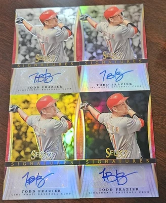 2013 Panini Select Signatures Prizm 1/1 Todd Frazier Auto Complete Rainbow 🌈 - Image 1 of 4