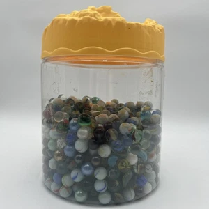 Glass Marbles Mixed Lot 8.3 Lbs Cat’s Eye Milky Vintage Modern - Picture 1 of 5