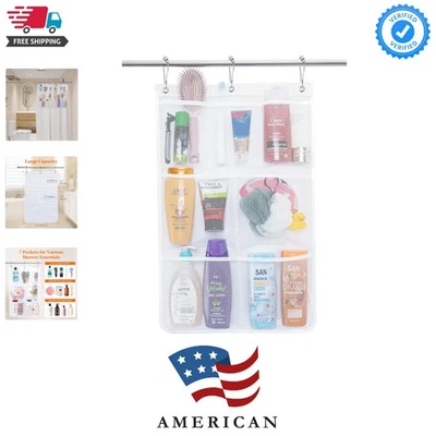 Carrito de ducha colgante con 7 bolsillos organizativos - Ideal para crucero y hogar Foto 1 de 4