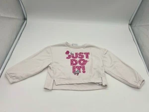 Nike Mädchen Langarmshirt weiß Just Do It 2T - Bild 1 von 4