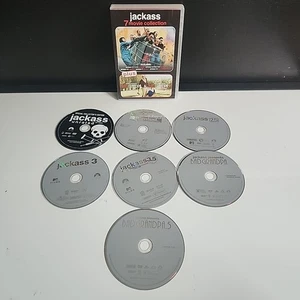 Jackass 7 Filme Sammlung - Johnny Knoxville, Bam Margera, Steve-O DVD kostenloser Versand - Bild 1 von 8