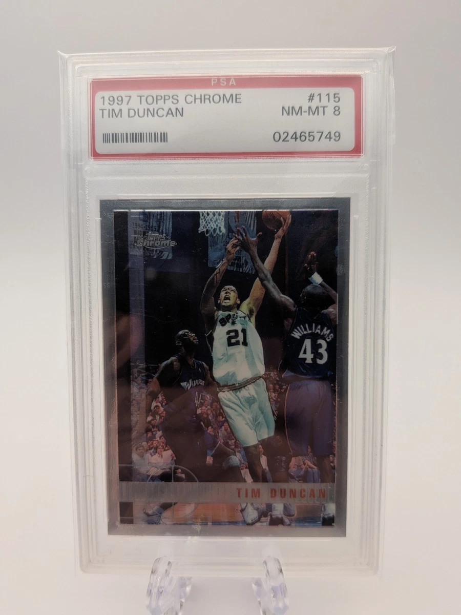 NBAカード ルーキーカード #115 Tim Duncan RC PSA8 Tim Duncan Rookie