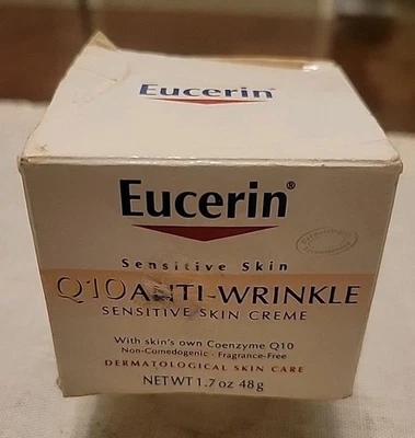 Eucerin * Q10 Anti-Wrinkle Sensitive Skin Creme * 1.7 oz * BNIB  - Image 1 of 4