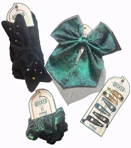 Conair Wicked 4 Stück Haarschmuck Paket Wicked Film inspiriert Set NEU Neu mit Etikett - Bild 1 von 6