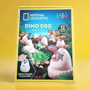NIB National Geographic Dino Egg Dig Kits OG Rare 12 Complete Dig Kits Dinosaur - Picture 1 of 9