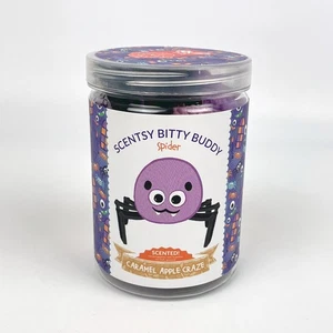 New Scentsy Bitty Buddy Spider Scented Caramel Apple Craze Toy - Picture 1 of 5