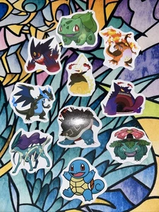10 Pcs Pokemon Random Sticker Lot - Fast Shipping! Buy More Save More! - Picture 1 of 5