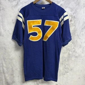 Vintage 50er 60er Fußball Trikot Herren 42-44 Blau 57 Mason USA - Bild 1 von 17