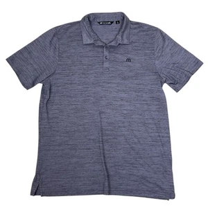 Travis Mathew The Flying Tortilla Polo Heathered Purple Gray XL - Picture 1 of 7