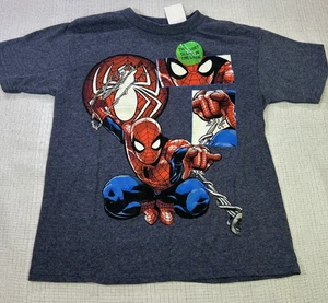 NWT Gray Glow in the Dark, short sleeve, Marvel Spider Man 2 T-Shirt, SM 6/7 - Picture 1 of 4