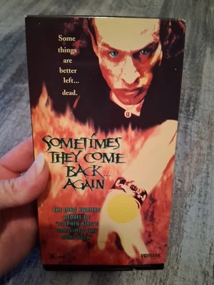 Sometimes They Come Back Again VHS Tape 1996 Tested  Vidmark Horror - Image 1 of 4