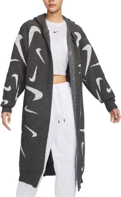 NUEVO Nike Sportswear Phoenix Acogedor Bouclé Cárdigan Largo Tejido Mujeres Talla Pequeña $180 Foto 1 de 4