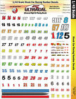 MG3240 - 1/43 UltraCal High Def Decals Stock Car Racing Numbers