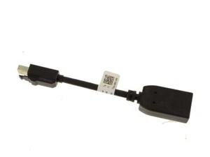 Dell OEM DisplayPort Female to Mini-DisplayPort Male Dongle Adapter Cable 0FKKK - Picture 1 of 3
