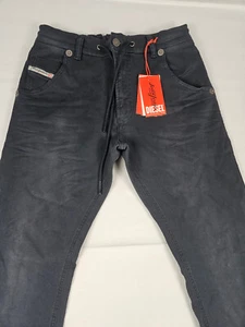 Diesel Krooley-E-NE Jogg Jeans Sweat Jeans vintage anthrazit Größe 28/32 - Bild 1 von 7