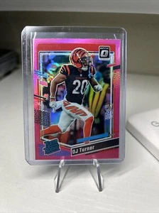 DJ TURNER RC 2023 PANINI DONRUSS OPTIC PINK RATED ROOKIE - Picture 1 of 2