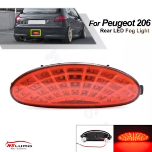 Per Peugeot 206 GTI CC SW Posteriore LED Paraurti Centro Luci Nebbia Riflettore - Imagen 1 de 8