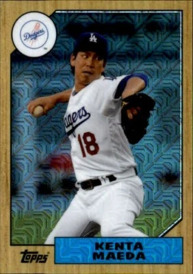 Kenta Maeda 2017 Topps Series 1 1987 Chrome Card #87-KM - Image 1 of 2