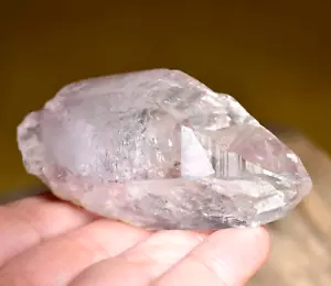 Cuarzo Elestial Enhidro Cristal Más Grande Pista Amatista Humeante México - Imagen 1 de 13