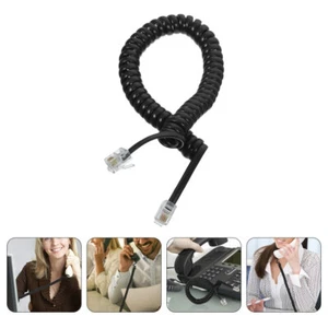 10 sztuk Zamienny kabel Telefony stacjonarne Przewody telefoniczne Zwinięty telefon - Zdjęcie 1 z 12